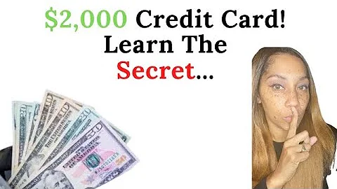 $2000 Credit Card With NO HARD INQUIRY PULL -Pre-A...
