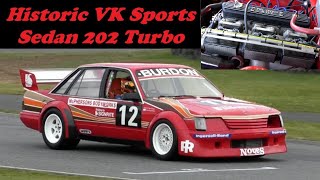 Leon Burdon's Historic VK 202 Turbo Sports Sedan Group C Commodore Baskerville Historics 2022