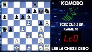 Leela Chess Zero vs Komodo | TCEC Cup 2| Semi Final Game 18| Leela finishes off Komodo