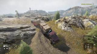 SnowRunner: Michigan, USA - Missing Machinery - Find and delivery to the factory. #snowrunnerps4
