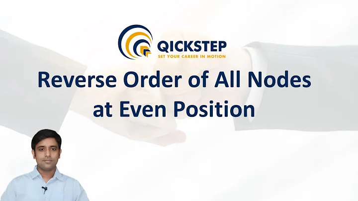 Reverse the order of all Nodes at Even Position in  Linked List