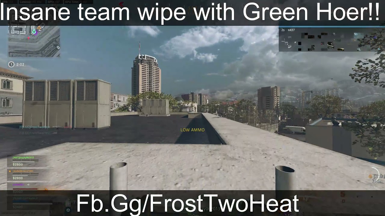 INSANE TEAM WIPE WITH A GREEN HOER SHOTGUN!!