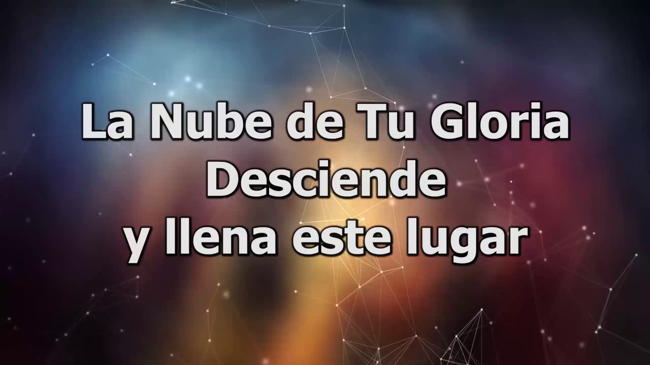 La Nube de Tu Gloria PISTA KARAOKE Original Generación 12 YouTube