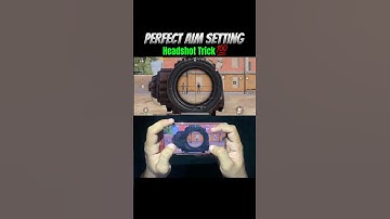 Perfect Aim Headshot setting Tricks✅❌#bgmi #pubg #handcam #bgmitipsandtricks