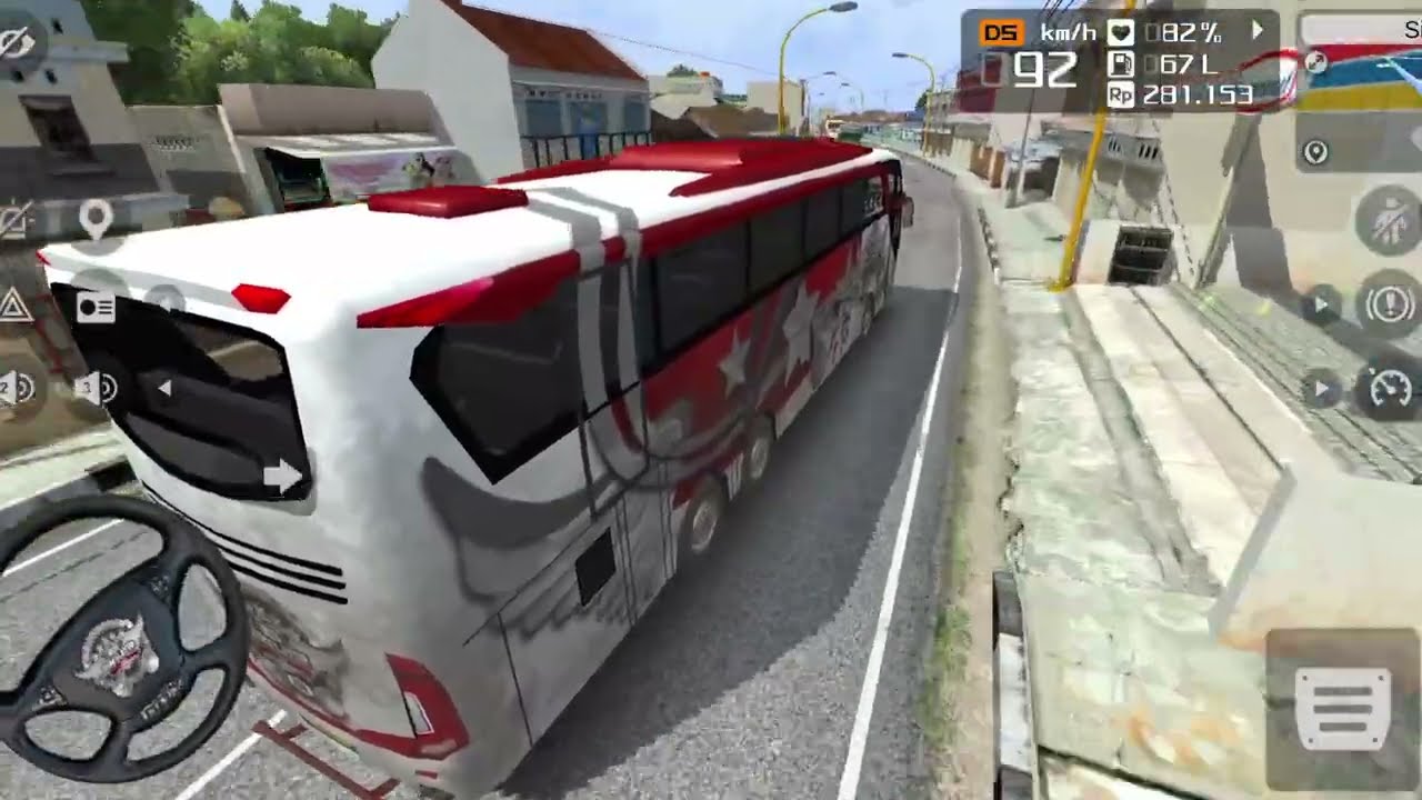 Indonesia Coach bus driving | Euro bus simulator 2025 Android gameplay 