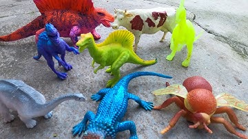 Thảo Cady đi nhặt các con vật gặp khủng long phun lửa, con khủng long, con bò, đĩa bay -Part101