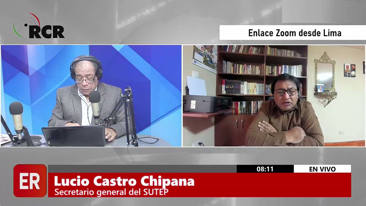 ENTREVISTA A LUCIO CASTRO CHIPANA, SECRETARIO GENERAL DEL COMITÉ EJECUTIVO NACIONAL DEL SUTEP
