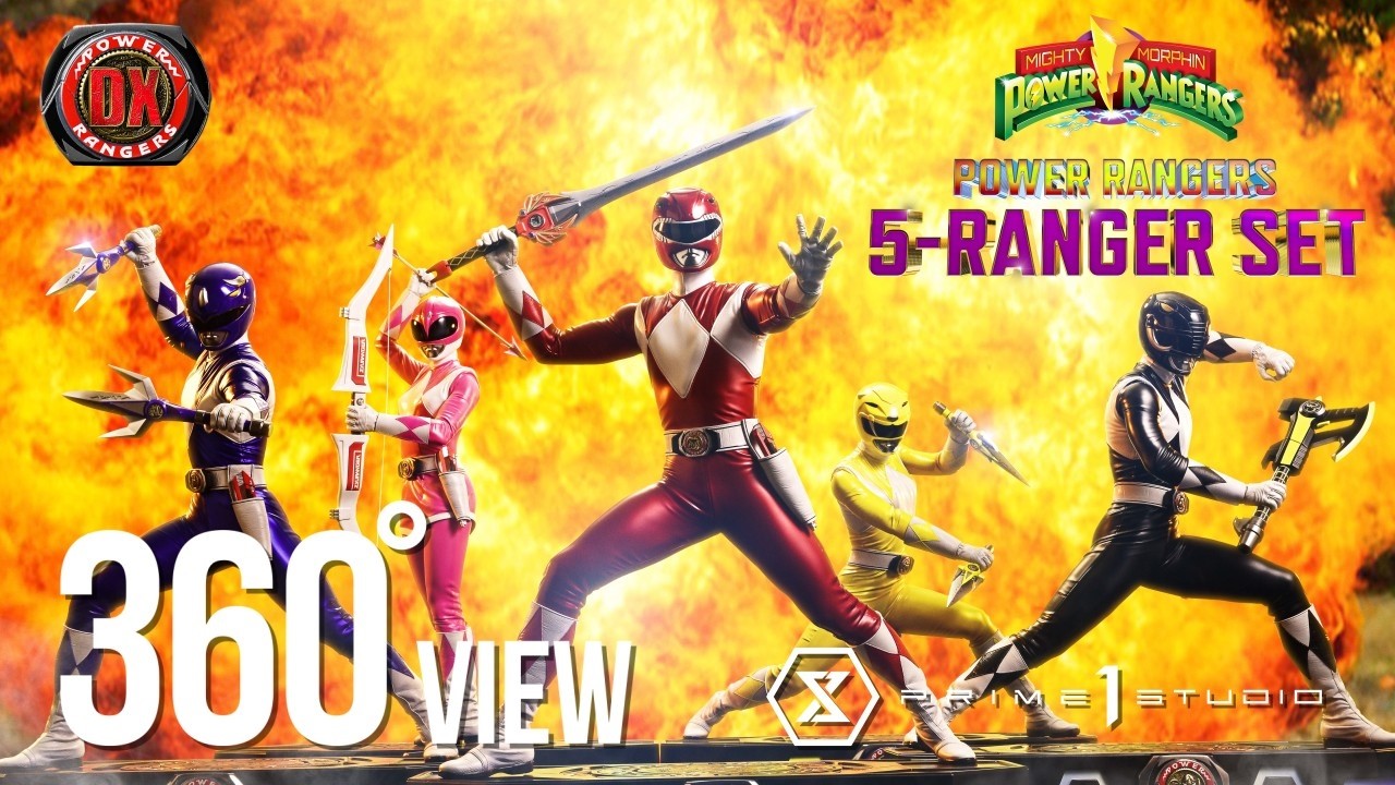 Power Rangers 5-Ranger Set DX Bonus Version | Product PV | Prime 1