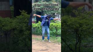 Basic dance footwork tutorial | easy steps for beginners #dance #tutorial #shorts #dancetutorial