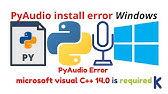 Error Microsoft Visual C 14 0 Or Greater Is Required Fixed Pip Install Web3 Error Youtube