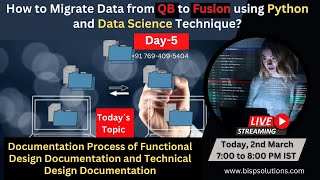 QuickBooks to Oracle Fusion Migration using Python & Data Science | Techno+Functional-Day 5