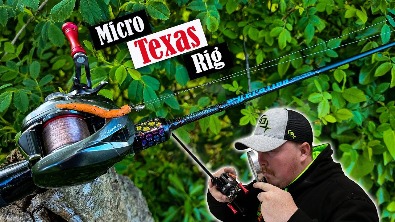 Ultra Light Texas Rig for TOUGH Canal Perch (+ GIVEAWAY) - YouTube