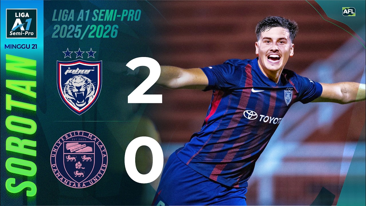 Sorotan perlawanan JDT II vs UM Damansara United