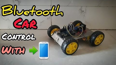 wow! Amazing DIY Bluetooth Robot car - control with your smartphone