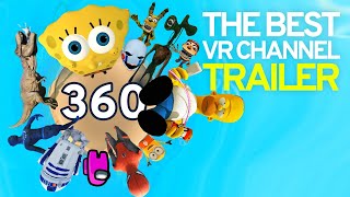 The Best 360 VR Animation Videos  Virtual Reality Coasters Jurassic World Among Us SpongeBob 3D 4K