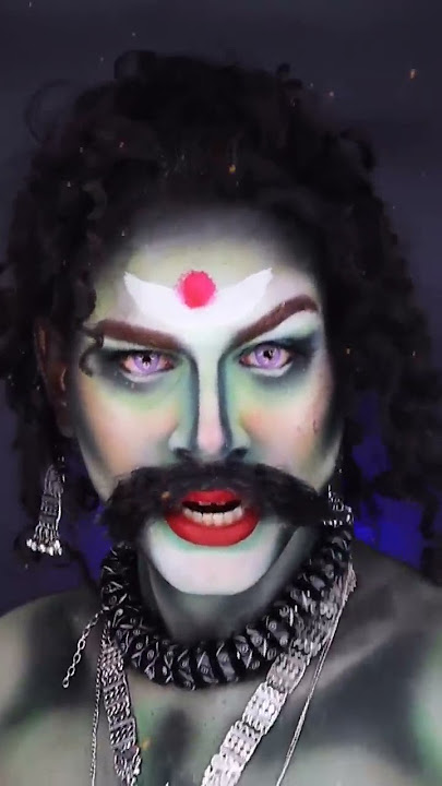 jai mata di😱 🗡️👹 #mahisasur #devil #durgapuja #halloween #sfx #fx #halloween2022  #mahisasurmardini