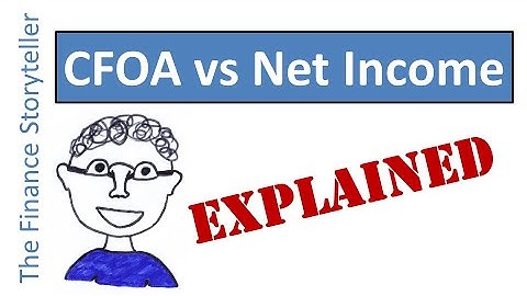CFOA vs net income