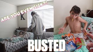 FAKING SICK TO SKIP SCHOOL | BUSTED BY PARENTS | CAUGHT ON HIDDEN CAMERA