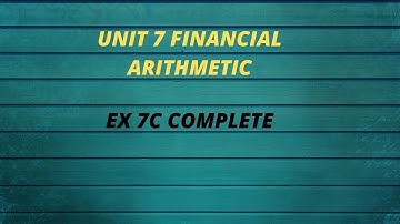#Mathematics​ of class 7 countdown Unit 7 Ex 7C COMPLETE