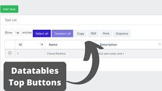 How to Remove/Customize Datatables Buttons