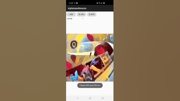 Baseline----The implementation of style transfer on mobile based on NCNN (Tencent)