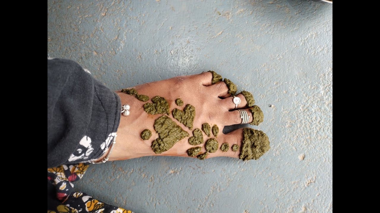 Simple Leg Maruthani Design || Gorintaku Designs || Henna Designs ...