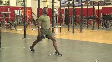 U.S. Marine Corps Fitness - Dumbbell Split Squat