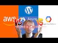 AWS vs Azure vs GCP: First Impressions, Installing Wordpress