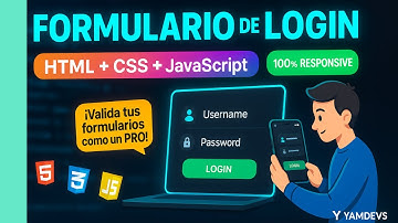 COMO CREAR UN FORMULARIO DE INICIO DE SESION EN HTML, CSS Y JAVASCRIPT || FORMULARIO RESPONSIVE