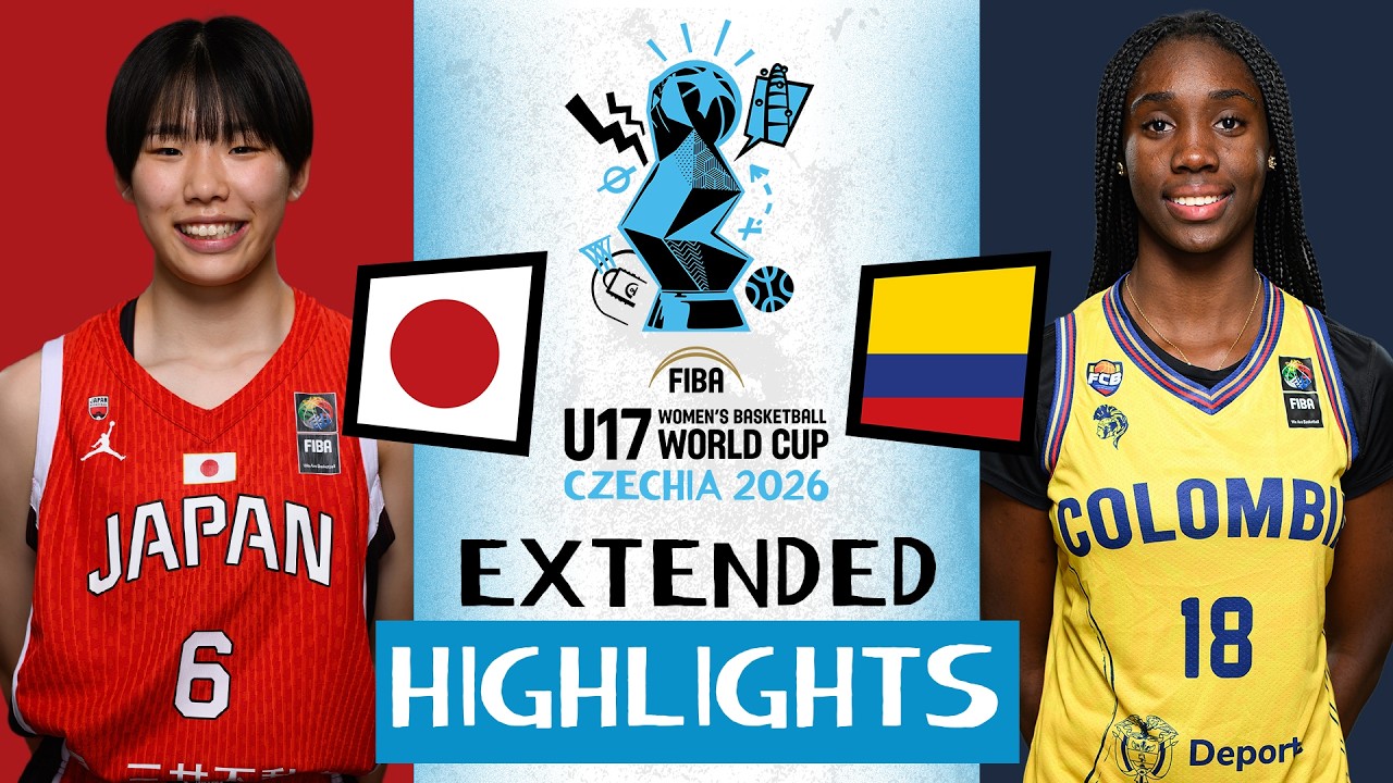 Japan 🇯🇵  vs Colombia 🇨🇴 | GROUP PHASE EXTENDED HIGHLIGHTS | #FIBAU17 Women's World Cup