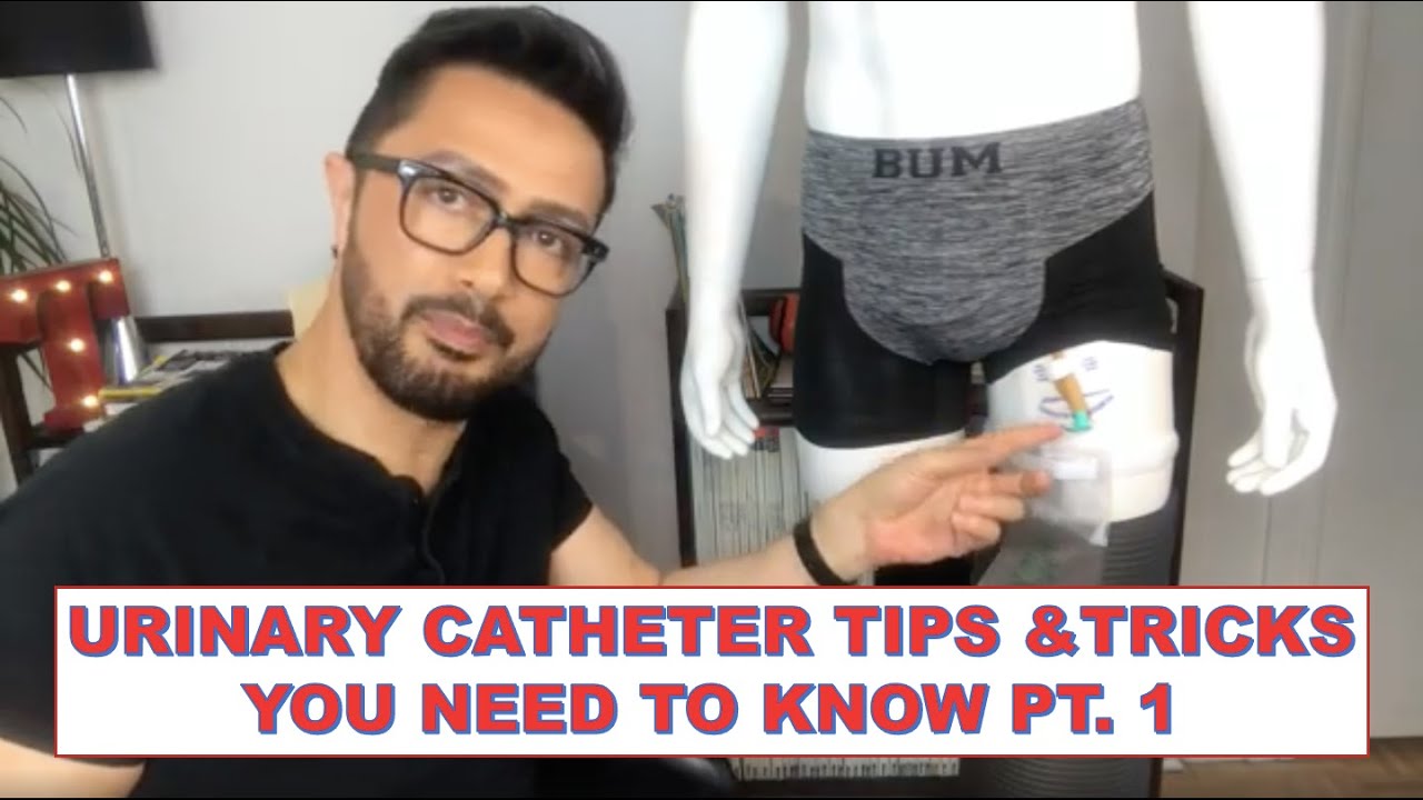 Emptying the catheter urine drainage bag PT 1 or Peeing a new way.