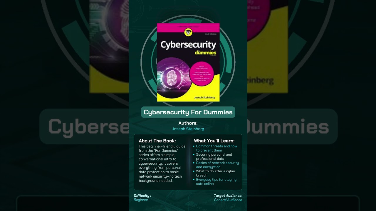 Just starting out in cybersecurity? These 5 books are the game-changers you need.