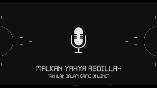 Pidato Singkat 'Akhlak didalam Game Online'