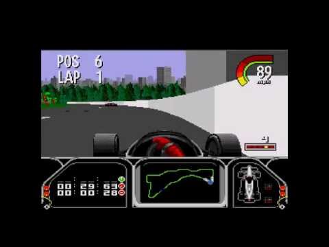 Newman-Haas Indy Car Racing: Featuring Nigel Mansell ... (Sega Genesis) Gameplay