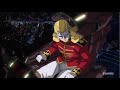 Gundam unicorn  red comet  char aznable  sinanju in action 1