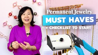 What do I need to START a permanent jewelry business? | Must Haves + Checklist Supplies
