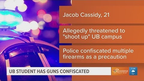 UB student has guns confiscated