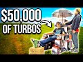 I'M DOING THIS WITH $50,000 OF TURBOS!