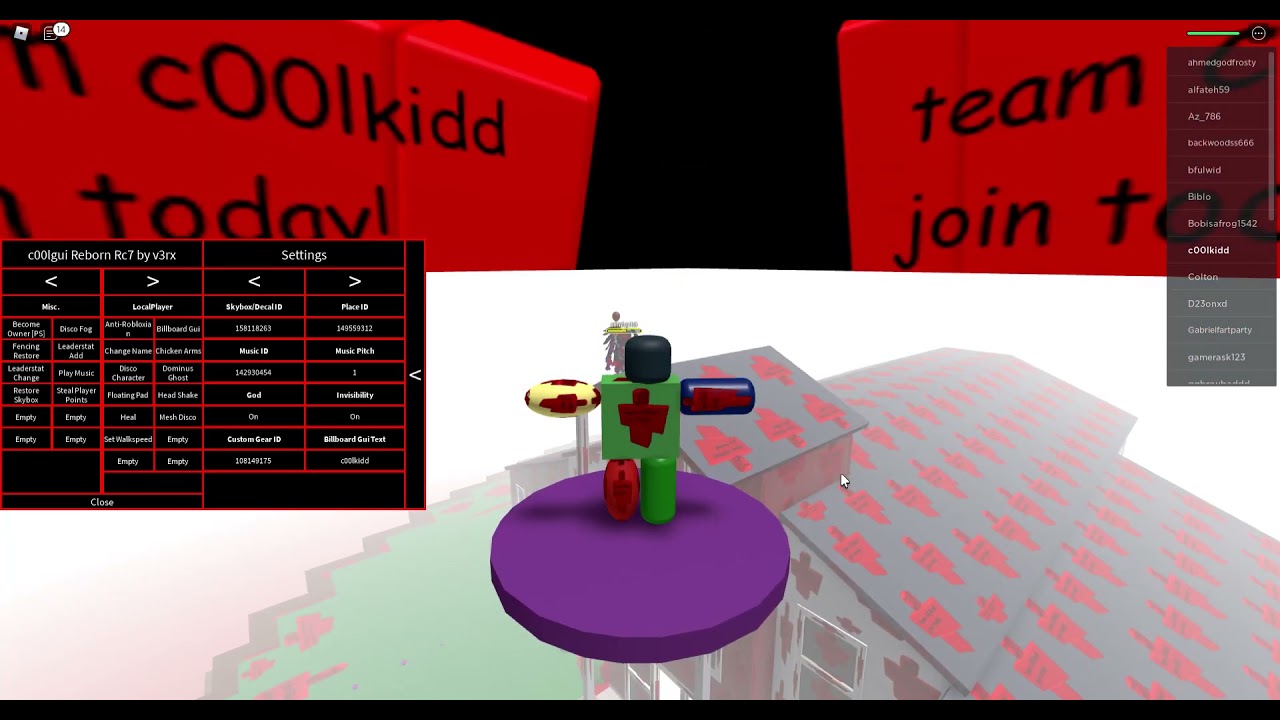 The return of the c00lkidd GUI. - YouTube