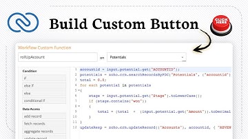 How to Create a Custom Button in Zoho CRM (Feature Enhancement)