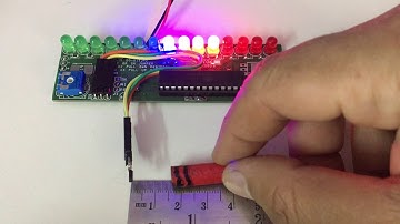 Playing with DRV5053 Linear Hall Effect Sensor and Arduino bargraph display