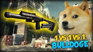 THE BULLDOGE HILARIOUS COMBO (CoD:Ghosts 1v1v1)  w/ Vikkstar and Simon screenshot 5