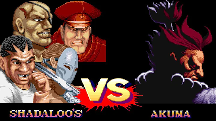 シャドルー 四天王 対 豪鬼 Shadaloos VS Akuma - DayDayNews