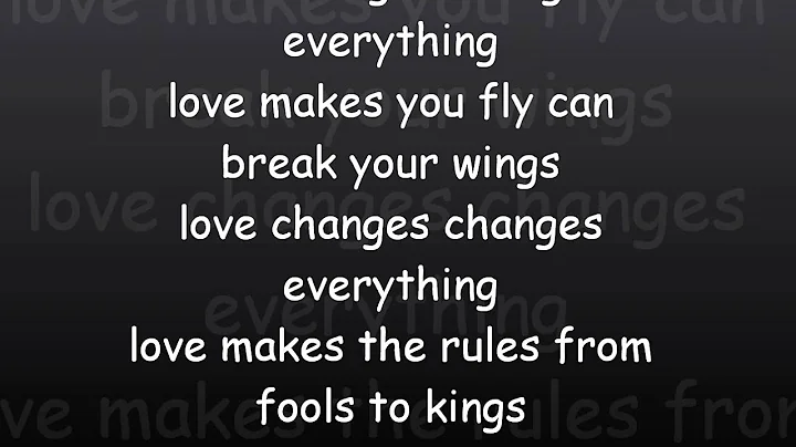 Climie Fisher - Love Changes Everything Lyrics