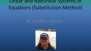 Famous 1508 Sec 7.1 Systems of Equations - Substitution Profile