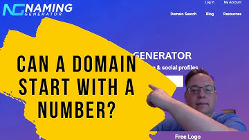 Can A Domain Name Start With A Number? By NamingGenerator.com: Free Domain Name Generator