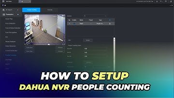 Dahua NVR People Counting Setup