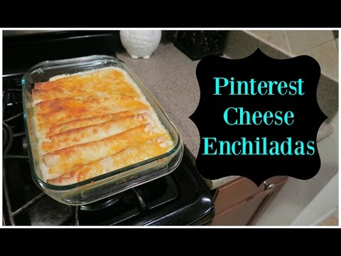 Pinterest Cheese & Chicken Enchiladas with Sour Cream White Sauce