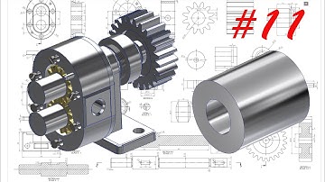 Học inventor cơ bản: Vẽ bơm bánh răng bằng inventor - Part 11