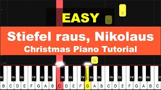 [Christmas Piano Tutorial] Stiefel raus, Nikolaus [피아노초급/EASY]